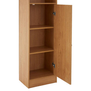 Portland Tall Oak Veneer Cabinet | Portland Oak