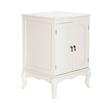 Double Door Ivory Finish Cabinet | Marcella
