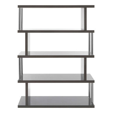 4 Tier Grey Gloss Shelf Unit | Maze