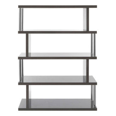 4 Tier Grey Gloss Shelf Unit | Maze