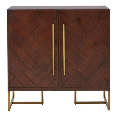 Acacia Wood Effect Drinks Cabinet | Brando