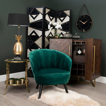 Acacia Wood Effect Drinks Cabinet | Brando