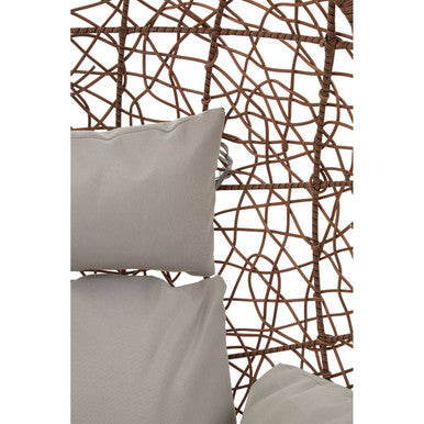 Brown Rattan Hanging Chair | Goa