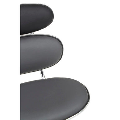 Black Pu Home Office Chair | Fran