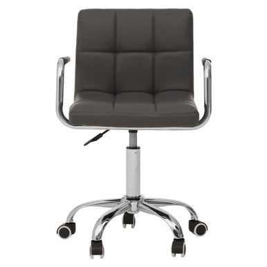 Grey Home Office Chair with Swivel Base | Finn
