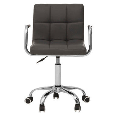 Grey Home Office Chair with Swivel Base | Finn