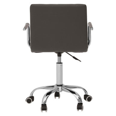 Grey Home Office Chair with Swivel Base | Finn