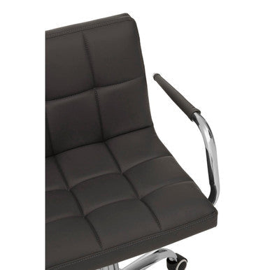 Grey Home Office Chair with Swivel Base | Finn