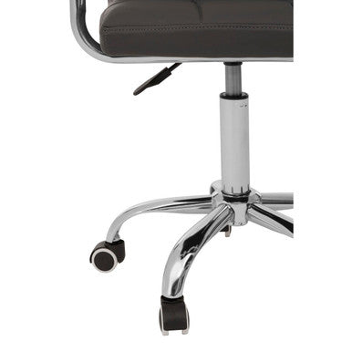 Grey Home Office Chair with Swivel Base | Finn