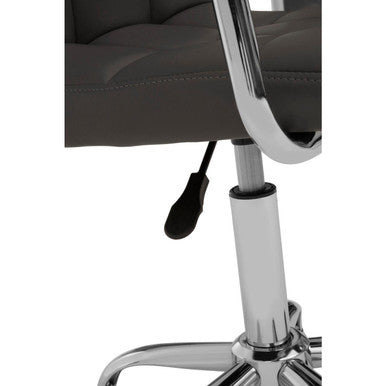 Grey Home Office Chair with Swivel Base | Finn