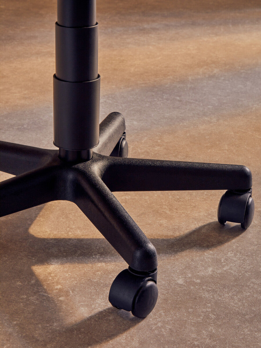 Black Pu Home Office Chair | Flint