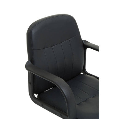 Black Pu Home Office Chair | Flint