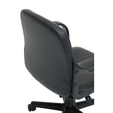 Black Pu Home Office Chair | Flint