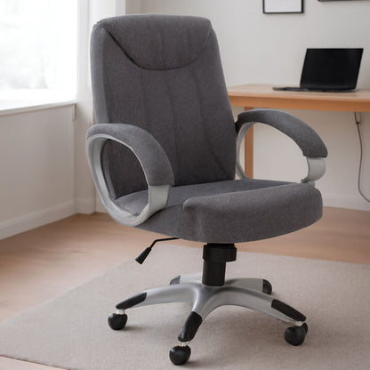 Finlay Grey Fabric Home Office Chair