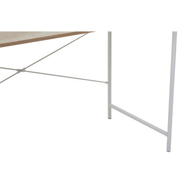 Bradbury Natural Oak Veneer Desk with Metal Frame