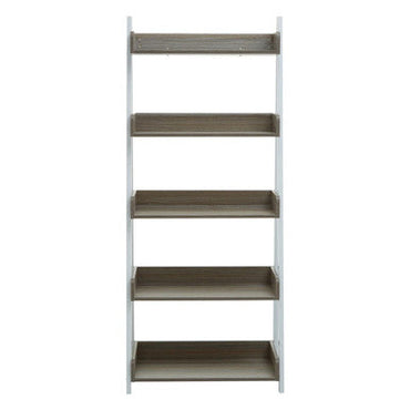 Bradbury Light Oak Veneer 5 Tier Ladder Shelf Unit