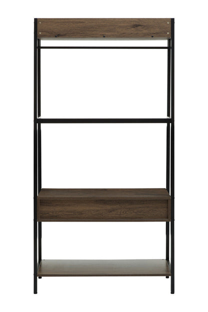 Bradbury Dark Oak Veneer Open Wardrobe