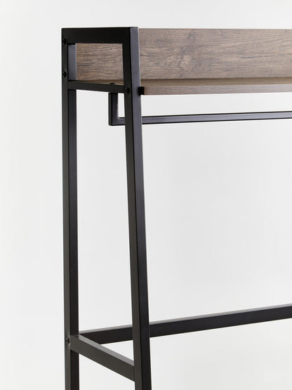 Bradbury Dark Oak Veneer Open Wardrobe