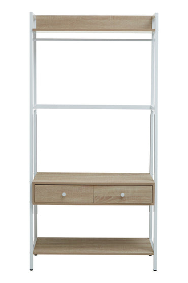 Bradbury Natural Oak Veneer Open Wardrobe