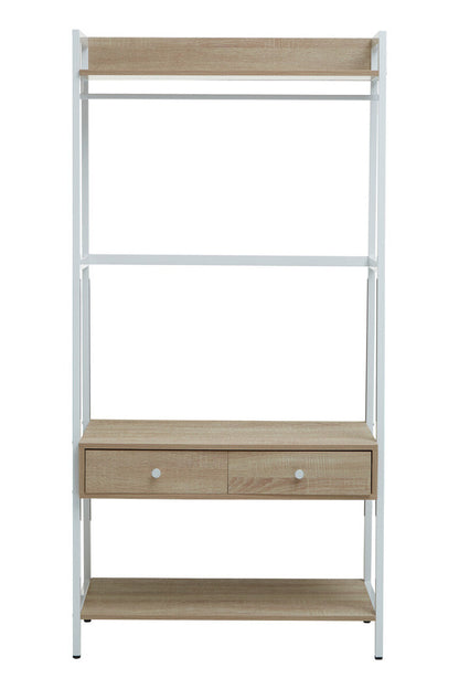 Bradbury Natural Oak Veneer Open Wardrobe