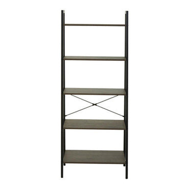 Bradbury Dark Oak Veneer 5 Tier Ladder Shelf Unit