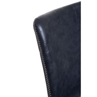 Bloomberg Grey Leather Home Office Chair