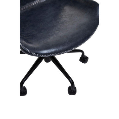 Bloomberg Grey Leather Home Office Chair