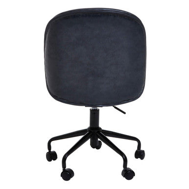Clinton Grey Leather Home Office Chair