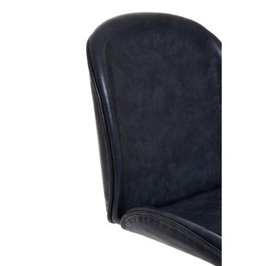 Clinton Grey Leather Home Office Chair