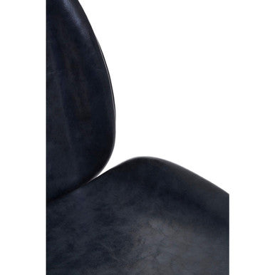 Clinton Grey Leather Home Office Chair