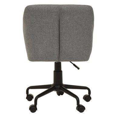 Tufted Grey and Black Home Office Chair | Brent
