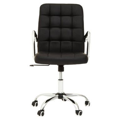 Black Tufted Home Office Chair | Brent