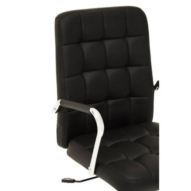 Black Tufted Home Office Chair | Brent