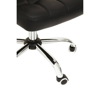 Black Tufted Home Office Chair | Brent