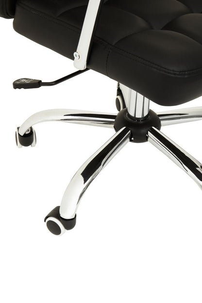 Black Tufted Home Office Chair | Brent