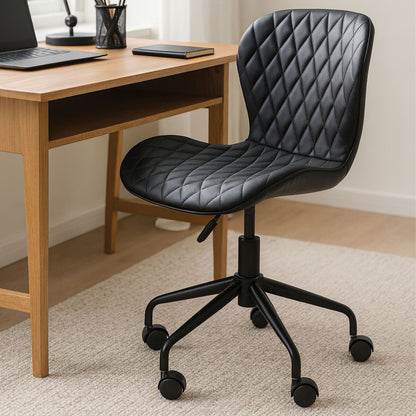 Black Armless Home Office Chair | Brent
