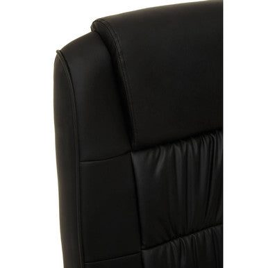 Brent Black Leather Home Office Chair