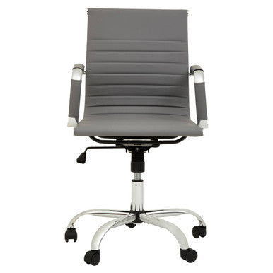 Grey Low Back Home Office Chair | Brent