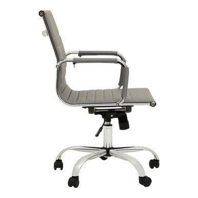 Grey Low Back Home Office Chair | Brent