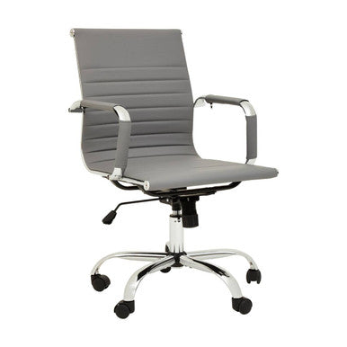 Grey Low Back Home Office Chair | Brent