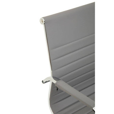 Grey Low Back Home Office Chair | Brent
