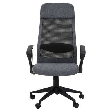 Black Mesh and Grey Fabric Home Office Chair | Brent