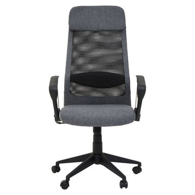 Black Mesh and Grey Fabric Home Office Chair | Brent