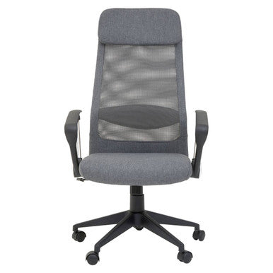 Grey Mesh and Fabric Home Office Chair | Brent