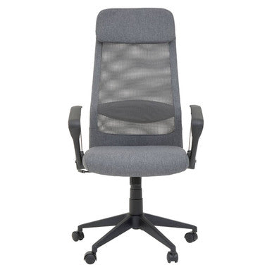 Grey Mesh and Fabric Home Office Chair | Brent