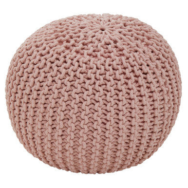 Kids Pink Cotton Pouffe