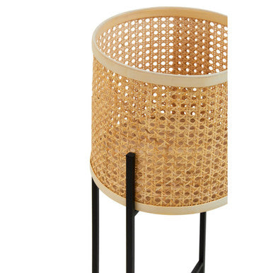 Large Rattan Planter with Metal Stand | Depok