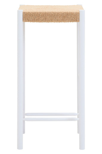 Natural Rope and White Bar Stool | Bandar