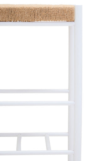 Natural Rope and White Bar Stool | Bandar