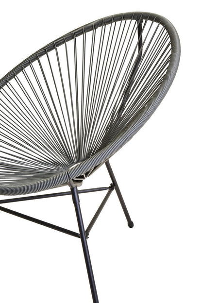 Grey 3 Piece Rattan Patio Set | Miami
